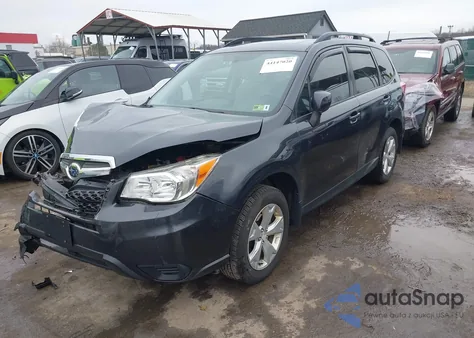 2016 Subaru Forester 2.5I Premium z USA, uszkodzony, nr VIN JF2SJADC5GH401735